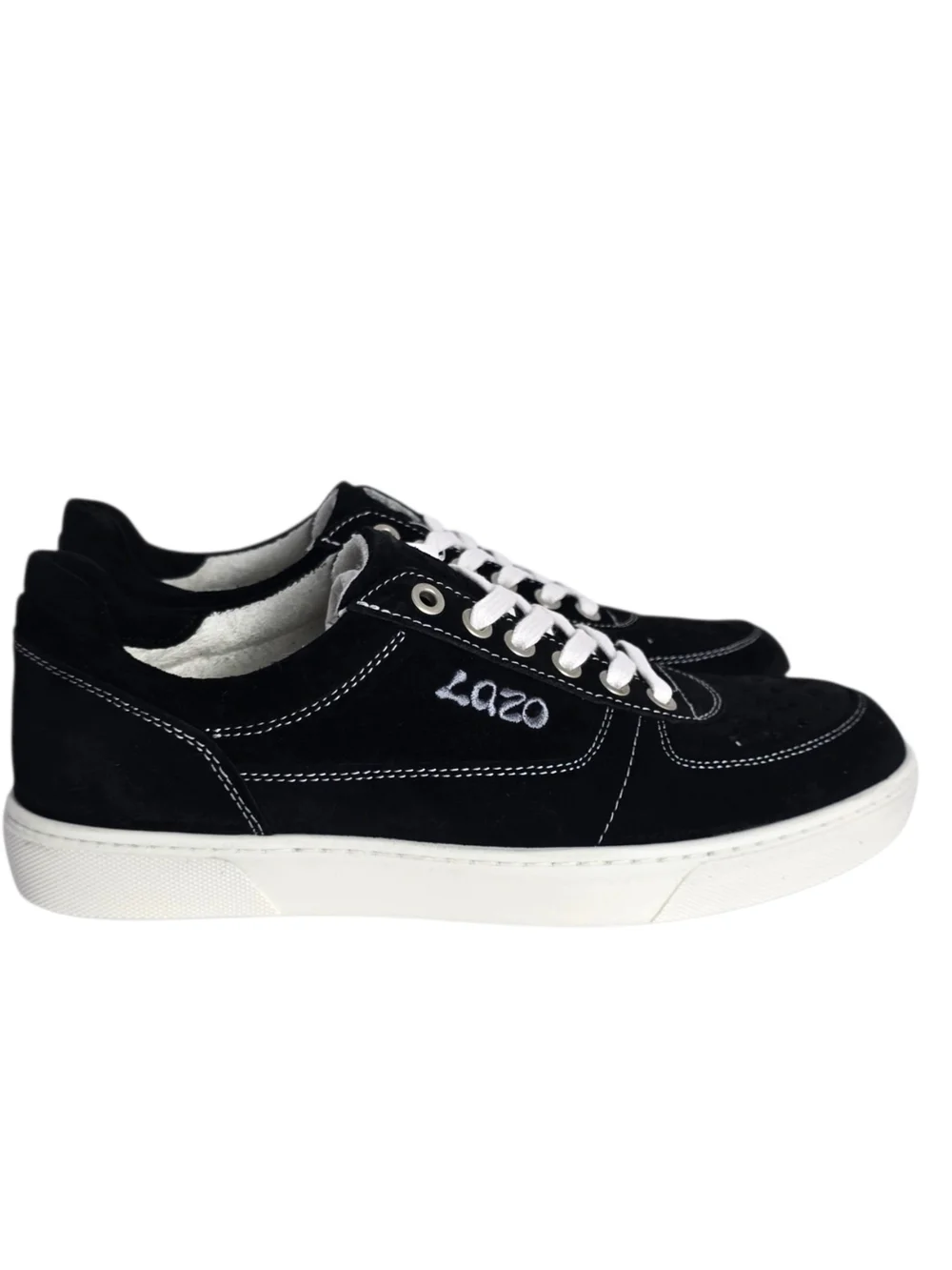LAZO Hypernova Obsidian Black Eco Suede Sneakers Women’s 9